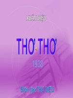 THƠ THƠ - XUÂN DIỆU