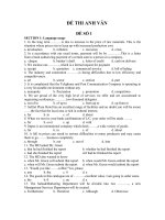 Đề thi vào ngân hàng Vietinbank