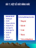 Bai 17 một số chức năng khác