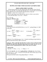 TÀI LIỆU BỒI DƯỠNG HSG THCS - ĐỘNG HỌC HƯỚNG DẪN HỌC SINH GIẢI BÀI TẬP ĐỘNG HỌC