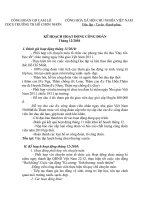 KẾ HOẠCH CĐ THÁNG 12