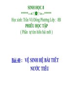 PHT - SH 8 - VE SINH HE BAI TIET