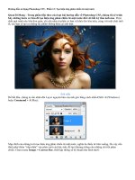 Hướng dẫn sử dụng Photoshop CS5 - Phần 13 Tạo hiệu ứng phản chiếu từ mặt nước