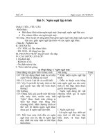 bài 5: Ngôn ngữ lập trình