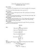 ĐE THI HOC SINH GIOI CAP HUYEN 2010 - 2011