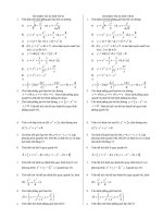 ÔN ỨNG DỤNG TÍCH PHÂN DẠY THÊM