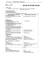 Giáo án môn Toán - Lớp 4 kỳ I