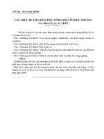 Cau truc de HSG Dia ly Tinh Nam dinh 2011