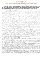 De cương thi lý thuyết