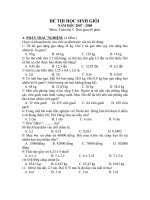 ĐỀ  TOÁN  5 - CŨ mà HAY