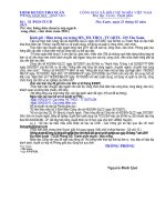 Công văn 32/CV - TCCB V/v  huong dan chuyen ngach năm 2011