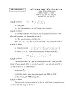 Đề/đáp án HSG Huyện 09-10