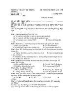 ĐỀ THI GIÁO VIÊN GIỎI VÒNG TRƯỜNG 6 (THAM KHẢO)