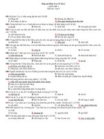 Bài KT 15'' số 2-Trắc nghiệm toàn phần Văn 9