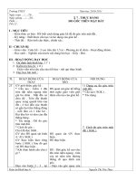 THỰCHÀNH ĐO GÓC TRÊN MĂT ĐẤT  TIẾT 21,22