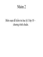 xay dung ma tran de lop 10