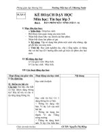 BAN PHIM MAY TINH - LOP 3