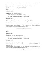 De kiem tra tap trung Toan 12 thang 2 nam 2011