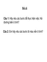 Tiết 41-Trình bày và in trang tính