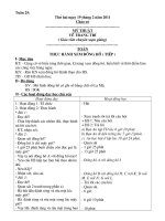 Giao an lop 3- 2 buoi tuan 25