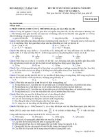 ĐỀ TUYỂN SINH  CAO DANG 2010 CÓ ĐÁP ÁN