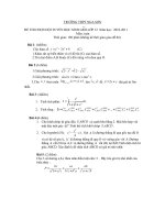 Đề thi chọn đội tuyển HSG lớp 12