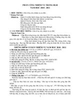 Ke hoach tong the 2010-2011