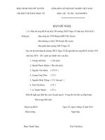 bản đề nghị chức vụ CTĐ năm 2010 -2011