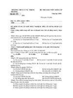 ĐỀ THI GV GIỎI VÒNG TRƯỜNG (THAM KHẢO)