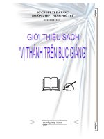 vị thánh trên bục giảng