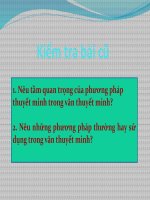 Luyện tập viết đoạn văn thuyết minh