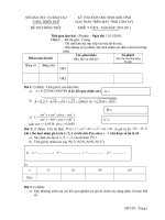 De Casio lop 9 Hue 2010