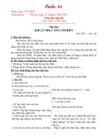 GIÁO ÁN lớp 4 tuần 25KNS