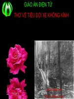 Tap doc: Bai tho ve tieu doi xe khong kinh