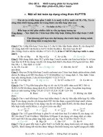 Khối lượng phân tử trung bình toán điện phân CO2,SO2+ bazơ