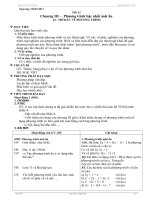 Giáo án đại số 8 từ t42-t56