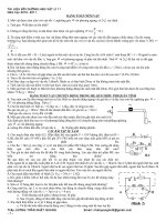 Tài liệu ôn thi HSG khối 11 (2011)