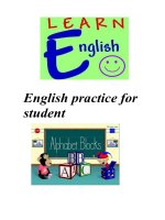 English practice for student