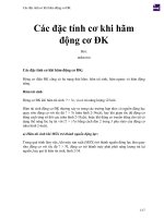 các đặc tính cơ khi hãm động cơ ĐKK