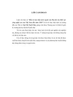 Luận văn thạc sỹ: Đầu tư trực tiếp nước ngoài của Hoa Kỳ vào lĩnh vực công nghệ cao của Việt Nam đến năm 2020