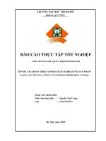 báocáo thực tập tốt nghiệp đề tài hoàn thiện chính sách marketing sản phẩm gạch lát nền của công ty cổ phần prime hoa cương