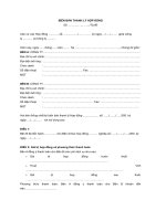 Biên bản thanh lý hợp đồng