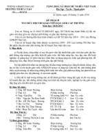 Kế hoạch tổ chức Hội thi Giáo viên giỏi cấp trường