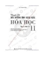 CHUYÊN ĐỀ BỒI DƯỠNG HỌC SINH GIỎI HÓA HỌC 11 (TẬP 2  HỮU CƠ)   CÙ THANH TOÀN