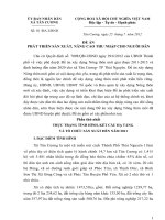 đề án phát triển sản xuất nâng cao thu nhập người dân xã tân cương tp thái nguyên