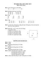 ĐỀ KT GIỮA HK II (MÔN TOÁN LỚP 1)