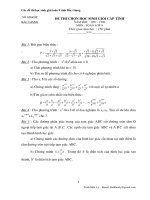 Đề thi HSG Toán Bác giang từ 1996-2010