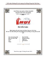 Đề tài tìm hiểu đường lối công nghiệp hóa của đảng ta trong thời kỳ đổi mới