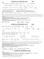 đề thi môn toán lớp 6