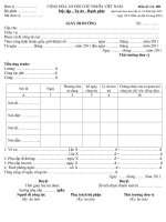 Giấy đi đường Mẫu 06 (Công lệnh)